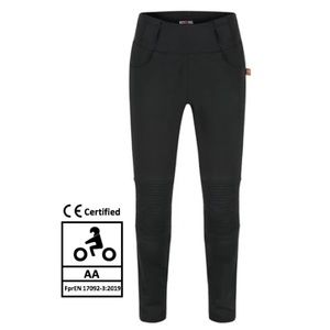 Motogirl UK ribbed knee leggings